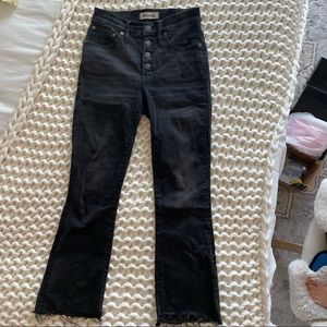 Madewell Cali Denim Black Boot Jeans